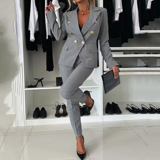 Dames Tailored Power Set Formele Pasvorm - StudioMarella