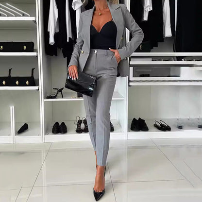 Dames Tailored Power Set Formele Pasvorm