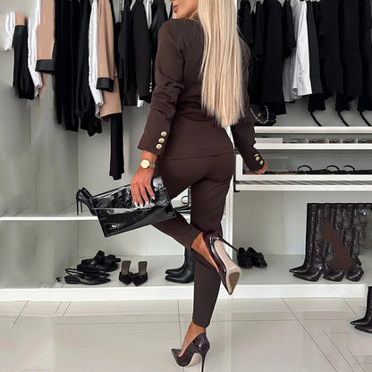 Dames Tailored Power Set Formele Pasvorm