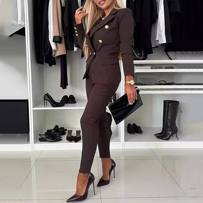Dames Tailored Power Set Formele Pasvorm