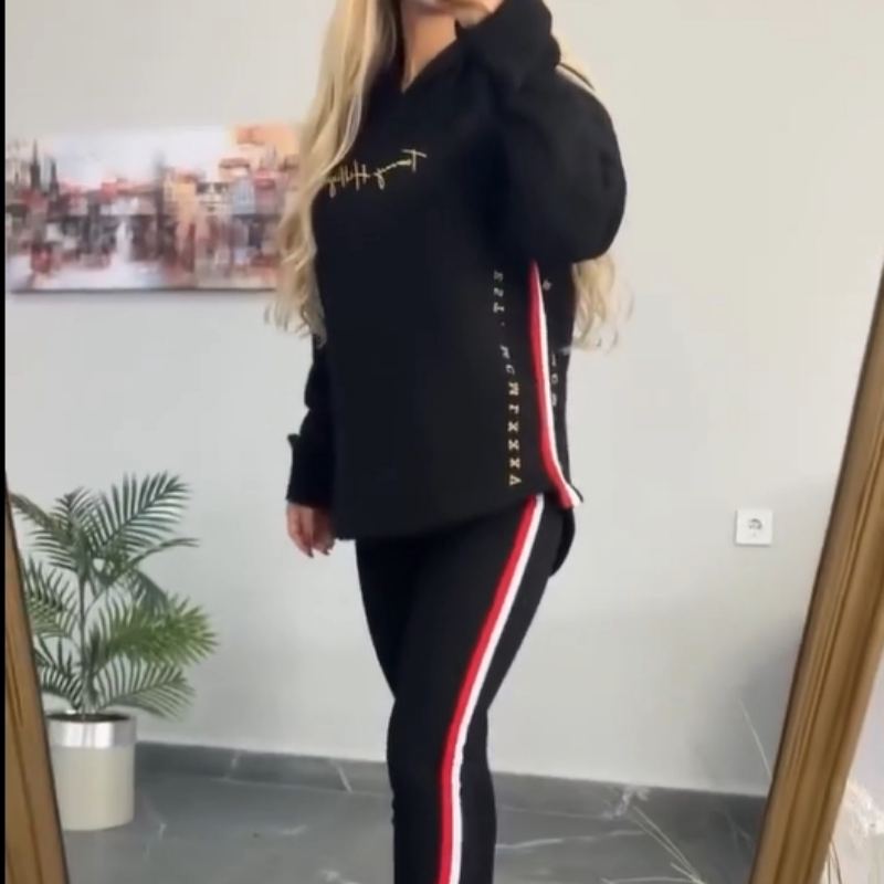 Dames Trainingspak Sportief Tweedelig Fitness Outfit