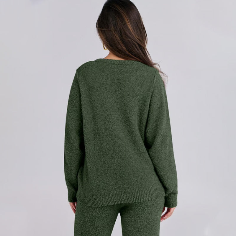 Zachte Lounge Set Dames Warm en Comfortabel