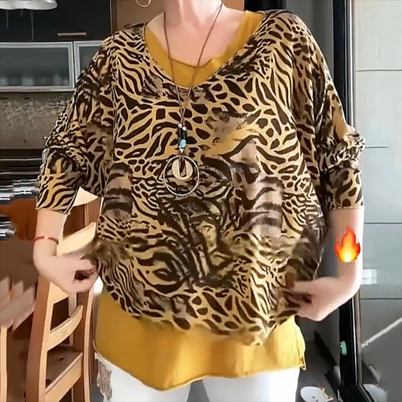 Dames Blouse met Schattige Dierenprint