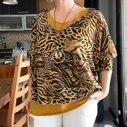 Dames Blouse met Schattige Dierenprint