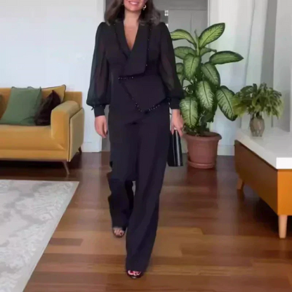 Dames Blazer Set Klassieke Stijl Elegante Pasvorm