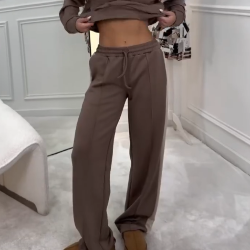 Vrouwelijke Loungewear Set Zacht en Comfortabel