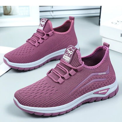 Lichtgewicht Dames Sneaker - Ademend Mesh met EVA-Zool - Ultracomfortabel voor Dagelijks Gebruik - Moderne Stijl