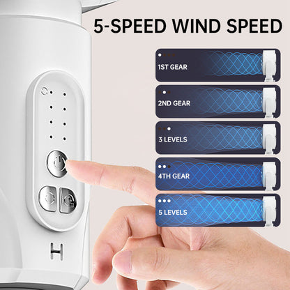 USB Standventilator met Hoogteverstelling en Afstandsbediening – 5 Snelheden en Oscillatie – Fluisterstil 36dB