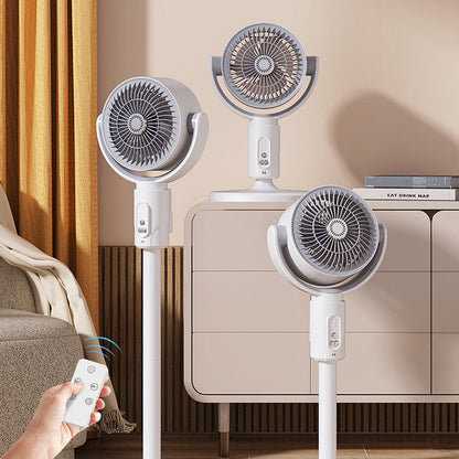 USB Standventilator met Hoogteverstelling en Afstandsbediening – 5 Snelheden en Oscillatie – Fluisterstil 36dB