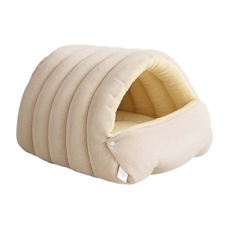 Huisdierenbed Grondloze Iglohut – Zachte Igloo Pluche Slaapplek Klein Medium Groot Kat Hond Winter
