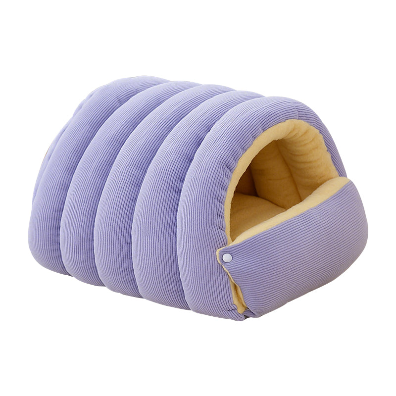 Huisdierenbed Grondloze Iglohut – Zachte Igloo Pluche Slaapplek Klein Medium Groot Kat Hond Winter