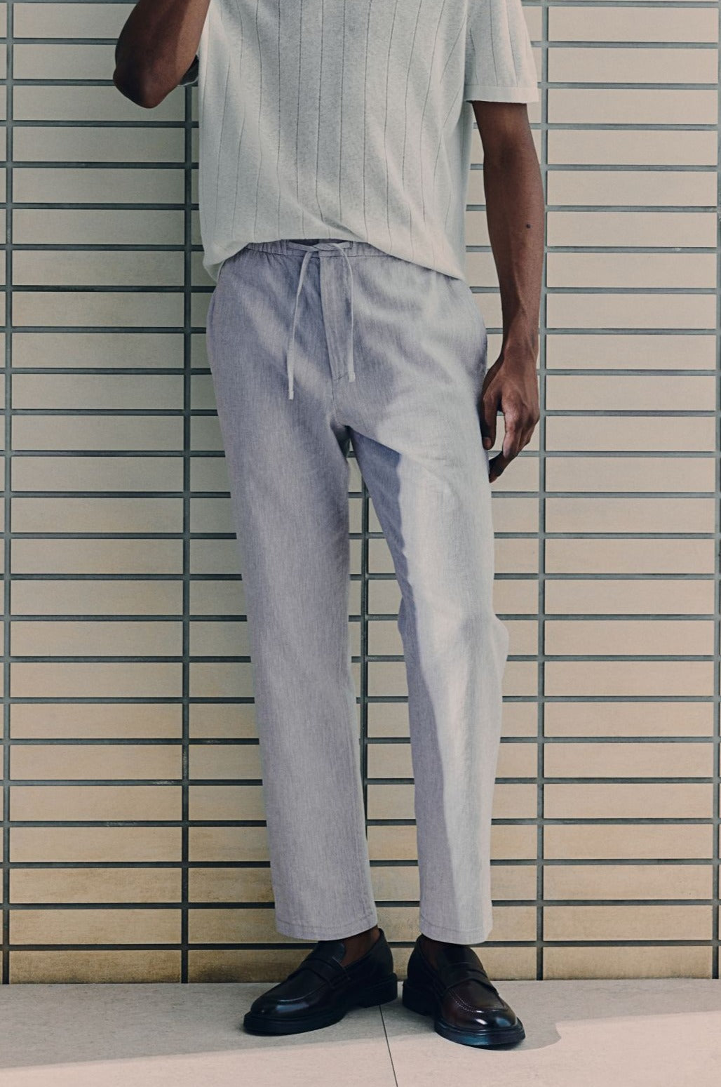 Herenbroek Met Koord - Casual en Elegante Stijl