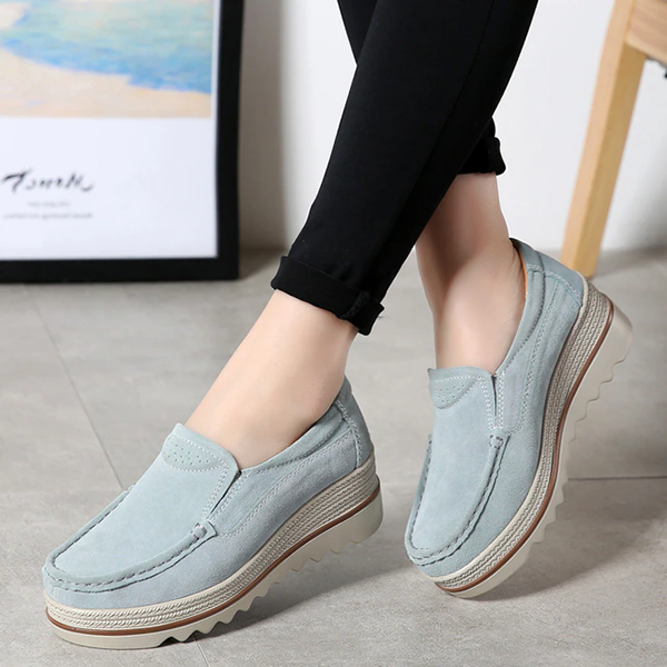 Dames Leer Schoenen Orthopedisch Comfortabel Loopbaar