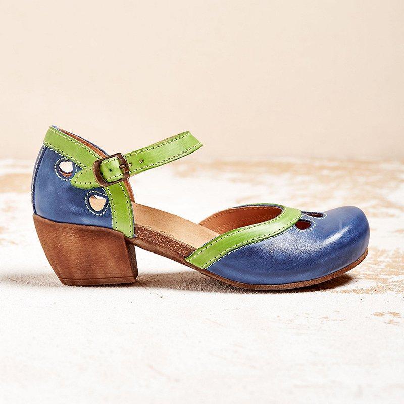 Dames Sandalen met Lage Hak – Orthopedische Ondersteuning en Comfort voor Dagelijks Gebruik
