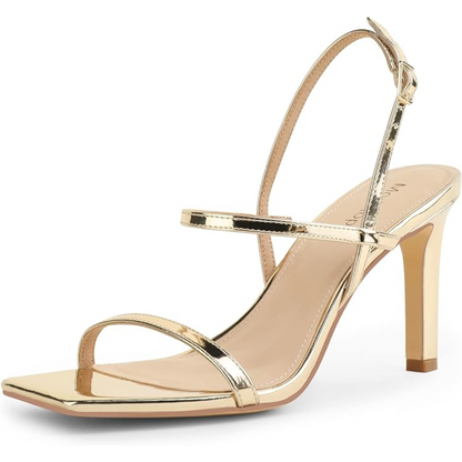 Strappy High Heel Sandalen met Enkelbandje – Elegant Open Teen Design voor Feesten en Speciale Gelegenheden
