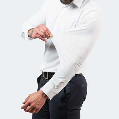 Stretch Overhemd voor Mannen Comfortabel en Kreukvrij