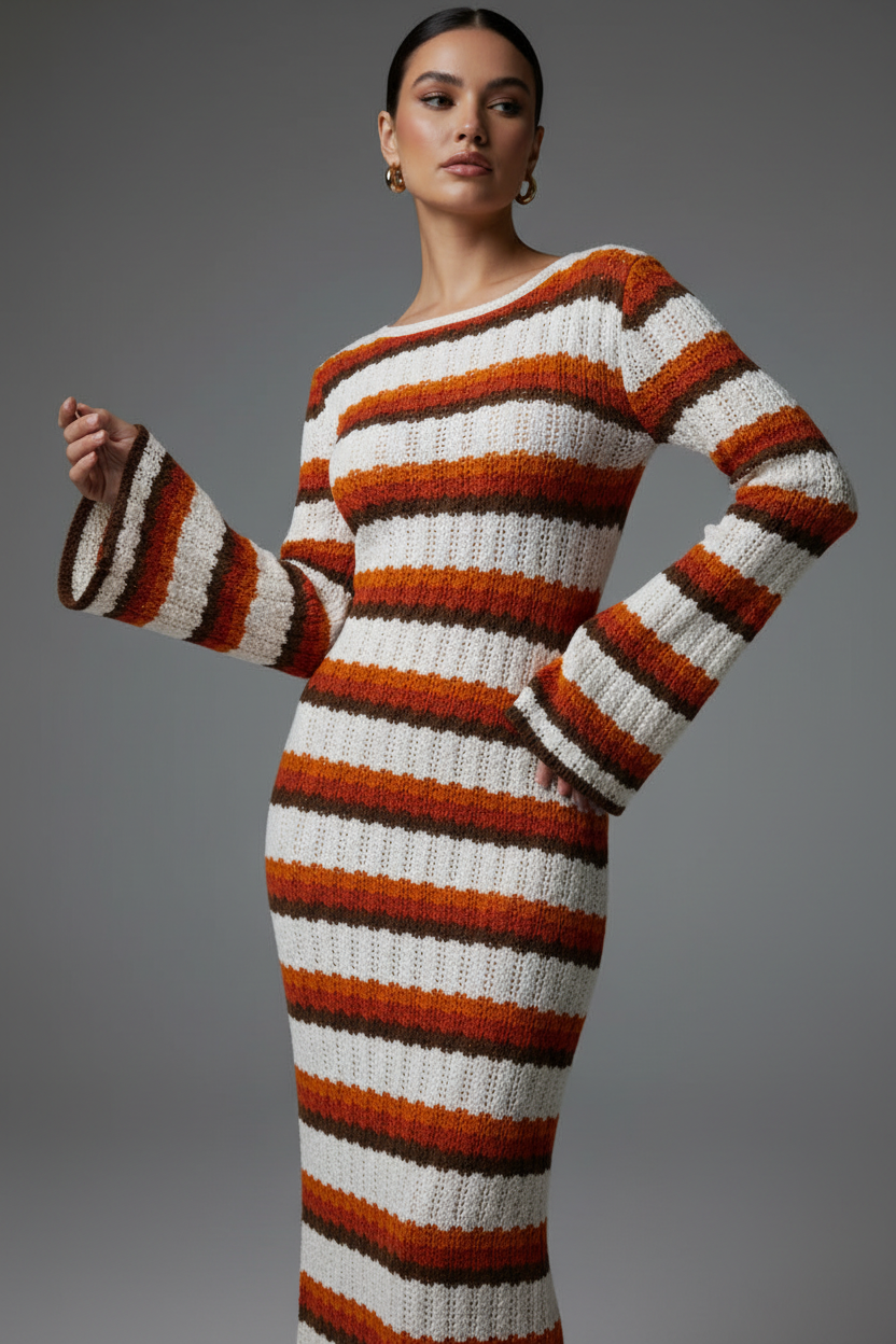 Rugloze Maxi Jurk voor Vrouw Zomerse Stijl