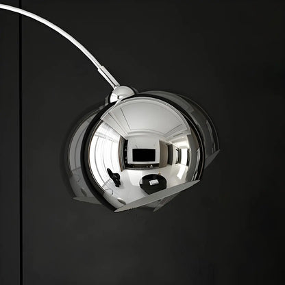 Booglamp Vloerlamp Chroom Zwart Zilver Verstelbaar 180cm E27 Woonkamer Modern