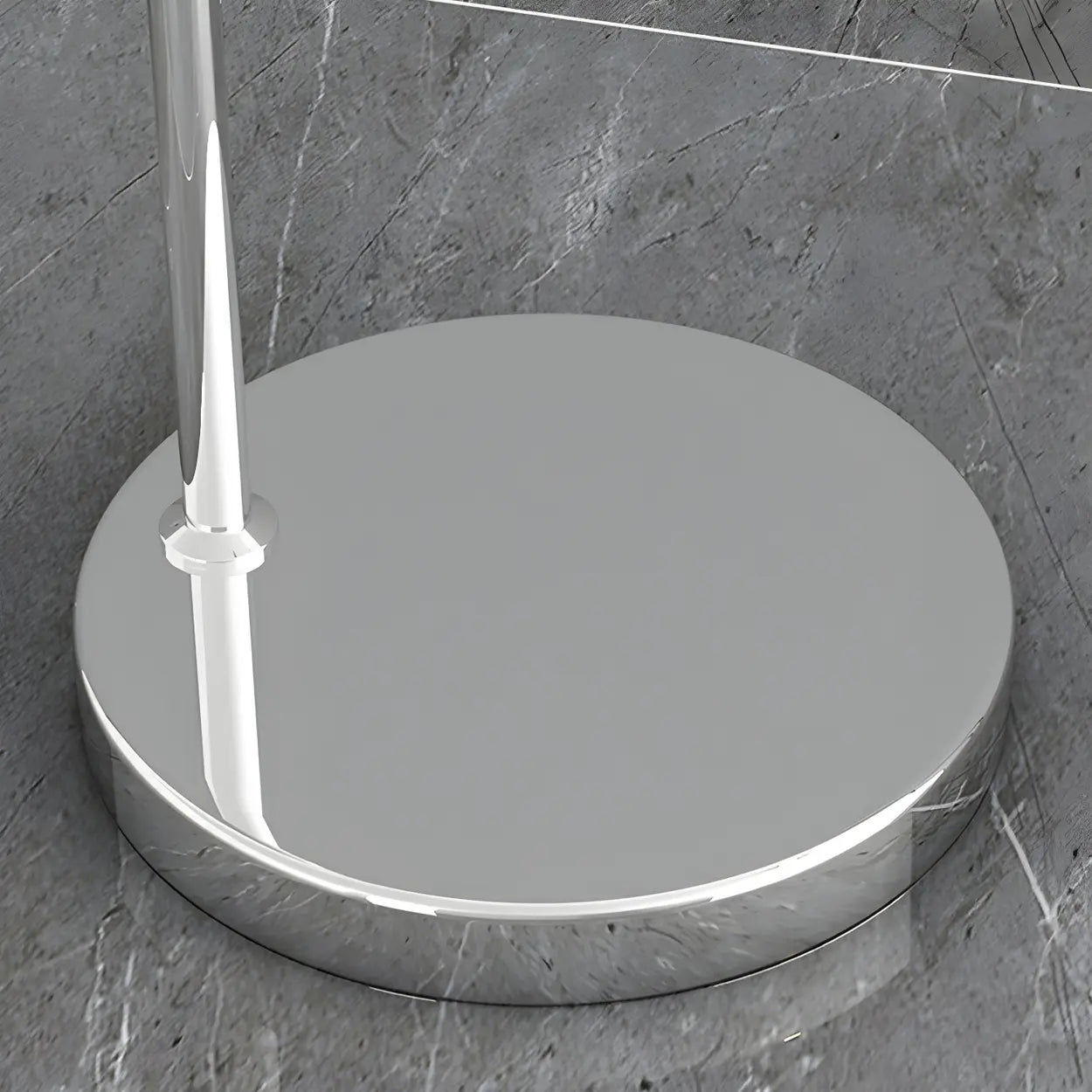 Booglamp Vloerlamp Chroom Zwart Zilver Verstelbaar 180cm E27 Woonkamer Modern