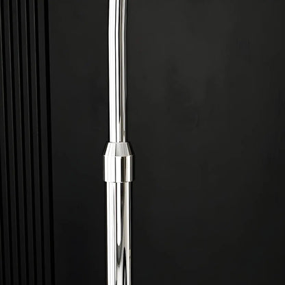 Booglamp Vloerlamp Chroom Zwart Zilver Verstelbaar 180cm E27 Woonkamer Modern