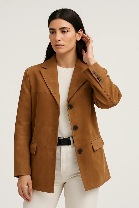 Dames Blazer Oversized Klassieke Stijl Casual Chique - StudioMarella