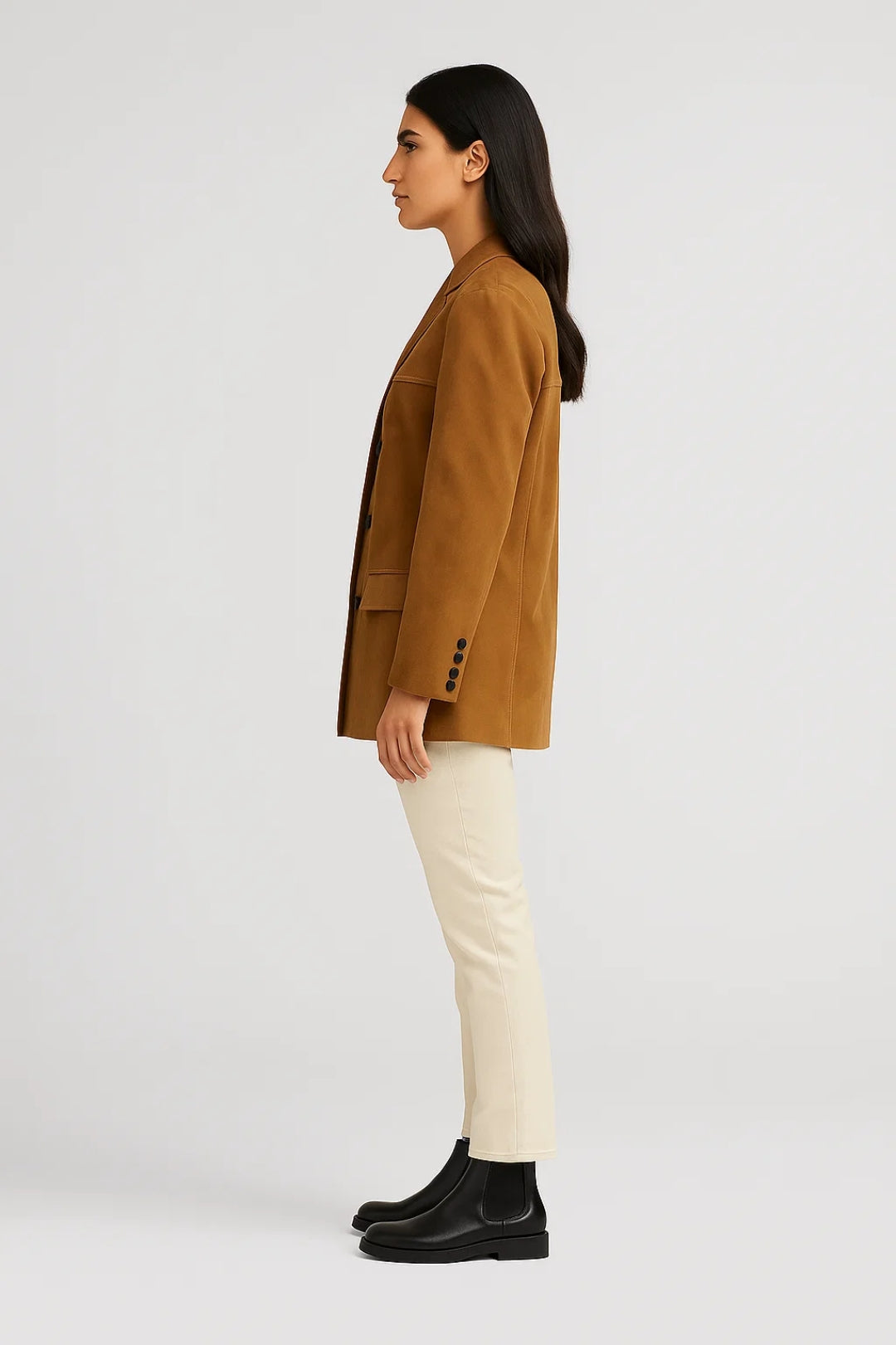 Dames Blazer Oversized Klassieke Stijl Casual Chique