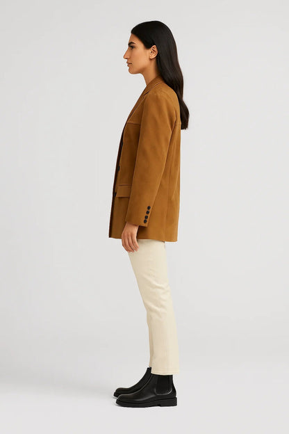 Dames Blazer Oversized Klassieke Stijl Casual Chique