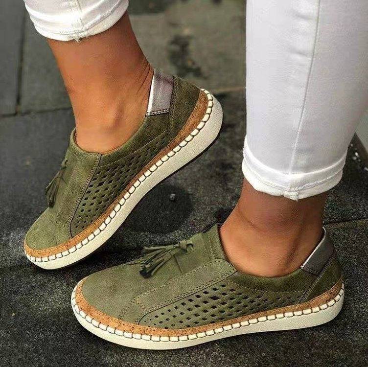 Orthopedische Dames Sneakers met Teenband voor Houdingscorrectie en Bunion Support - Grijs Zwart Comfortabel