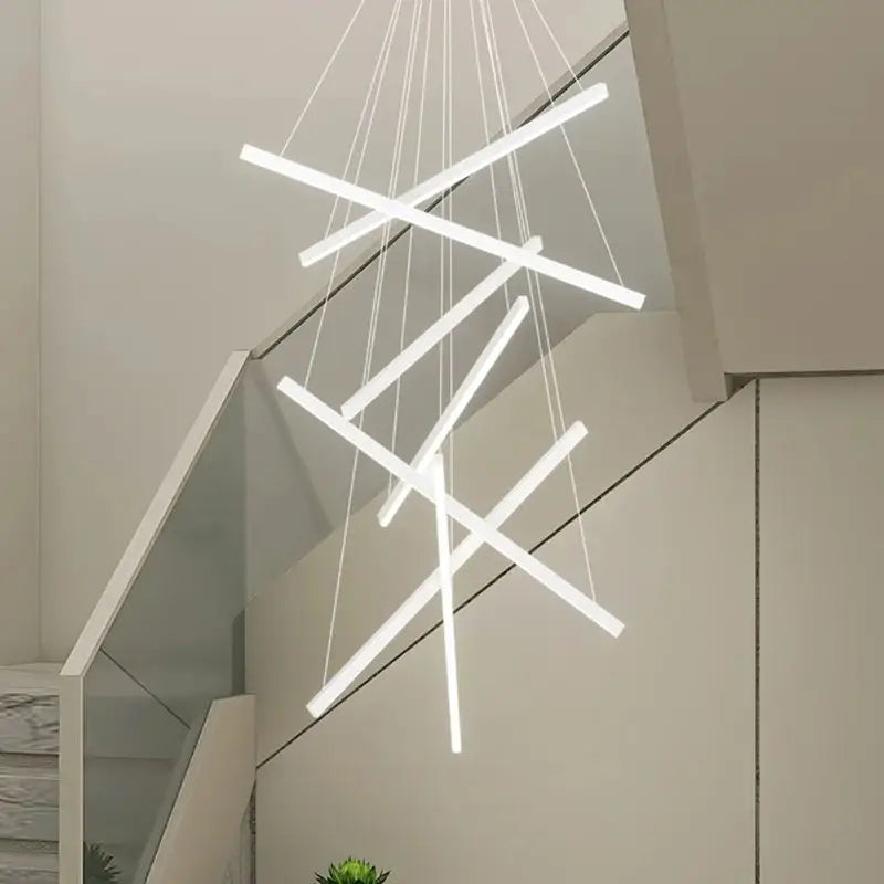Hanglamp Trap XXL Modern Design LED Aluminium Acryl 300cm