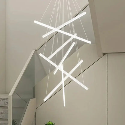 Hanglamp Trap XXL Modern Design LED Aluminium Acryl 300cm