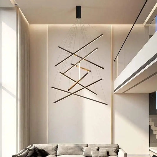 Hanglamp Trap XXL Modern Design LED Aluminium Acryl 300cm