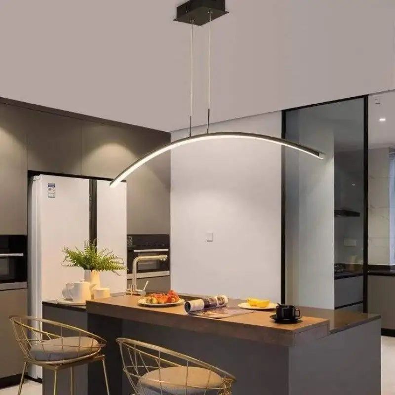 Hanglamp Keuken Design Aluminium Acryl LED G9 26W Zwart Eettafel Woonkamer Modern
