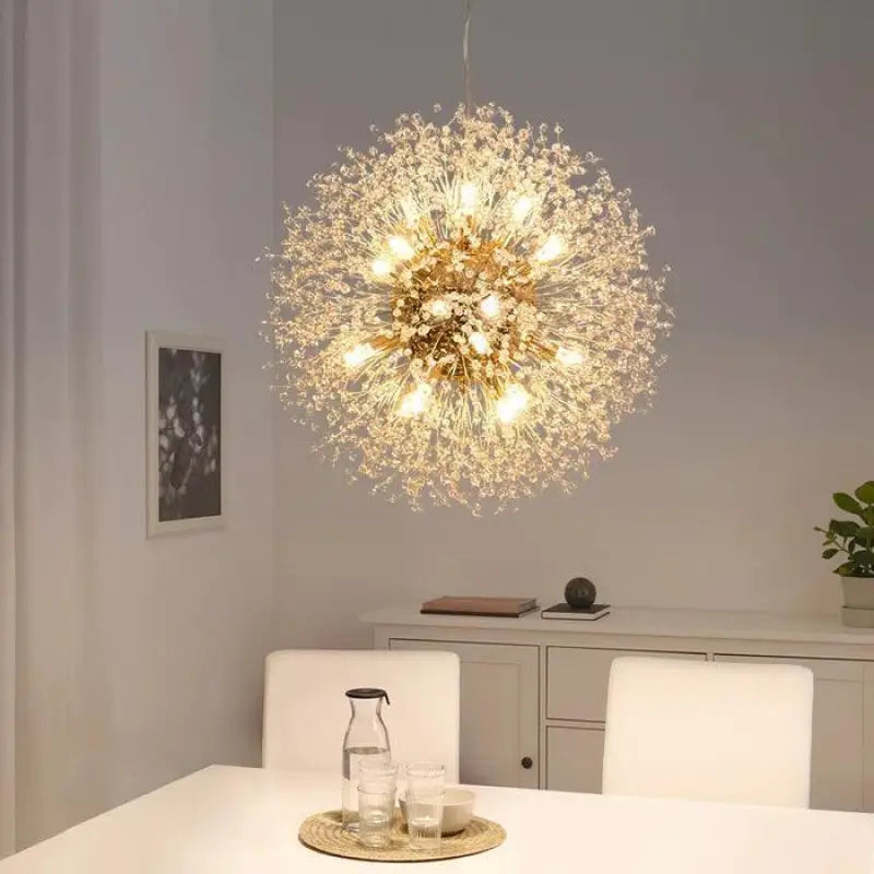 Hanglamp Paardenbloem Design Aluminium Acryl LED G9 35W Goud Zilver Woonkamer Slaapkamer