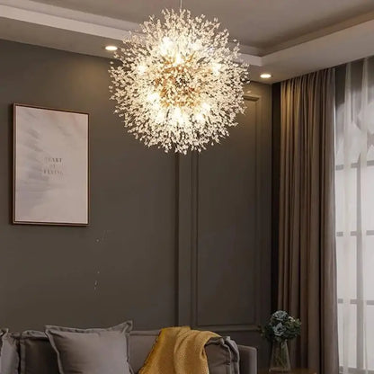 Hanglamp Paardenbloem Design Aluminium Acryl LED G9 35W Goud Zilver Woonkamer Slaapkamer