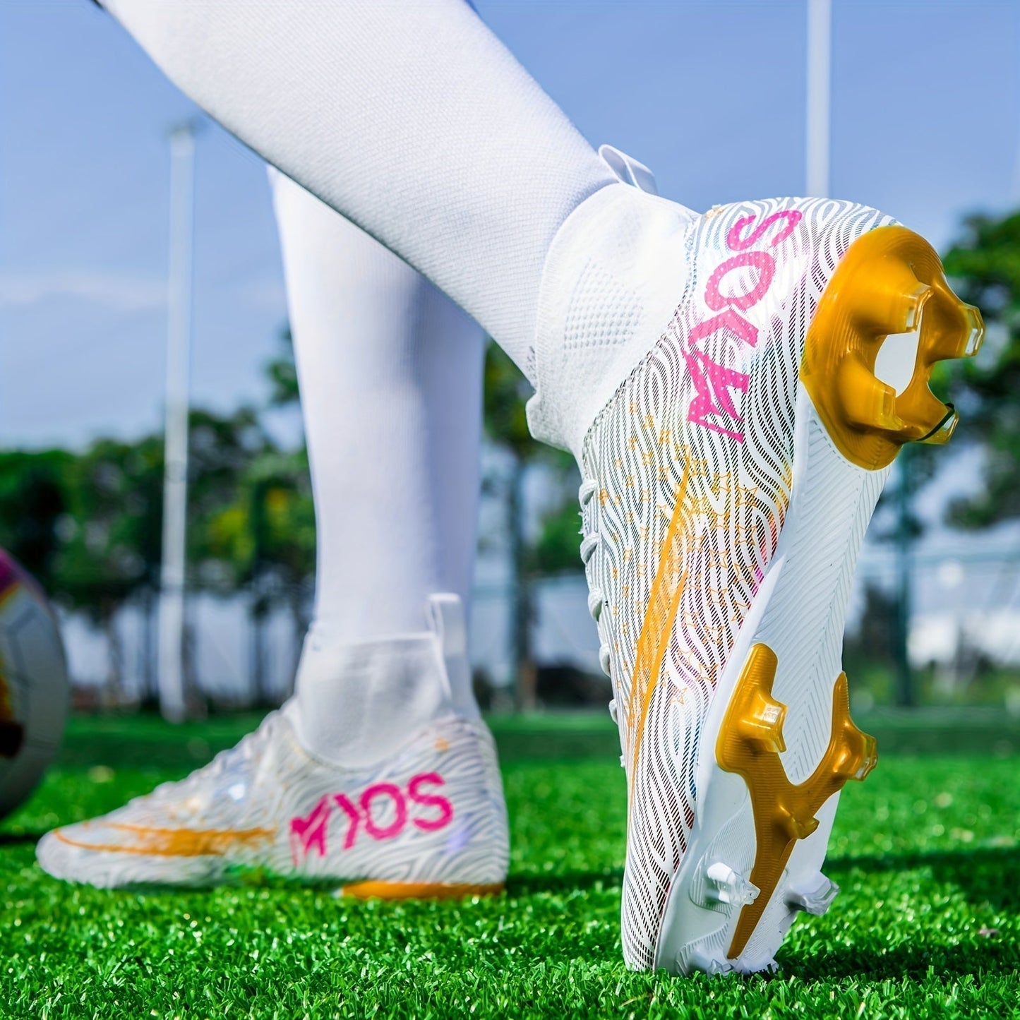 Mannen Voetbalschoenen met Hoge Ankle en Beste Grip - StudioMarella