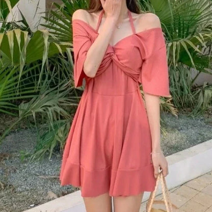 Zwemjurk Vrouw Elizabeth Stijl Badjurk Strandjurk