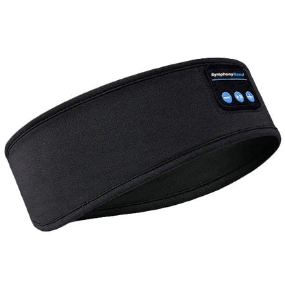 Slaap Hoofdband met Geïntegreerde Oordopjes Grijs Zwart Comfortabel