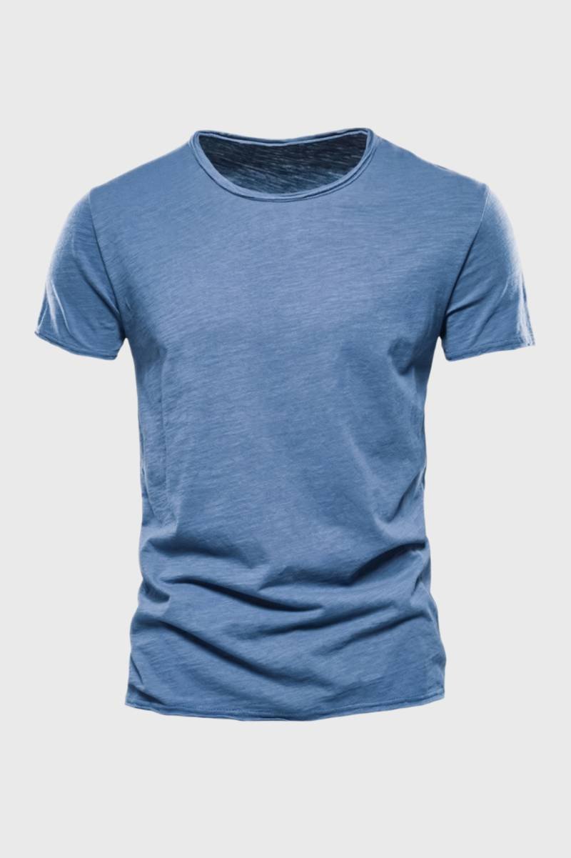 T-Shirt Heren Ronde Hals Casual Katoen - StudioMarella