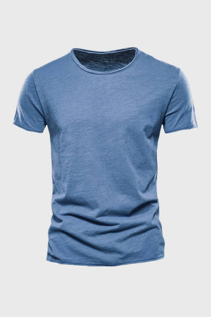 T-Shirt Heren Ronde Hals Casual Katoen - StudioMarella