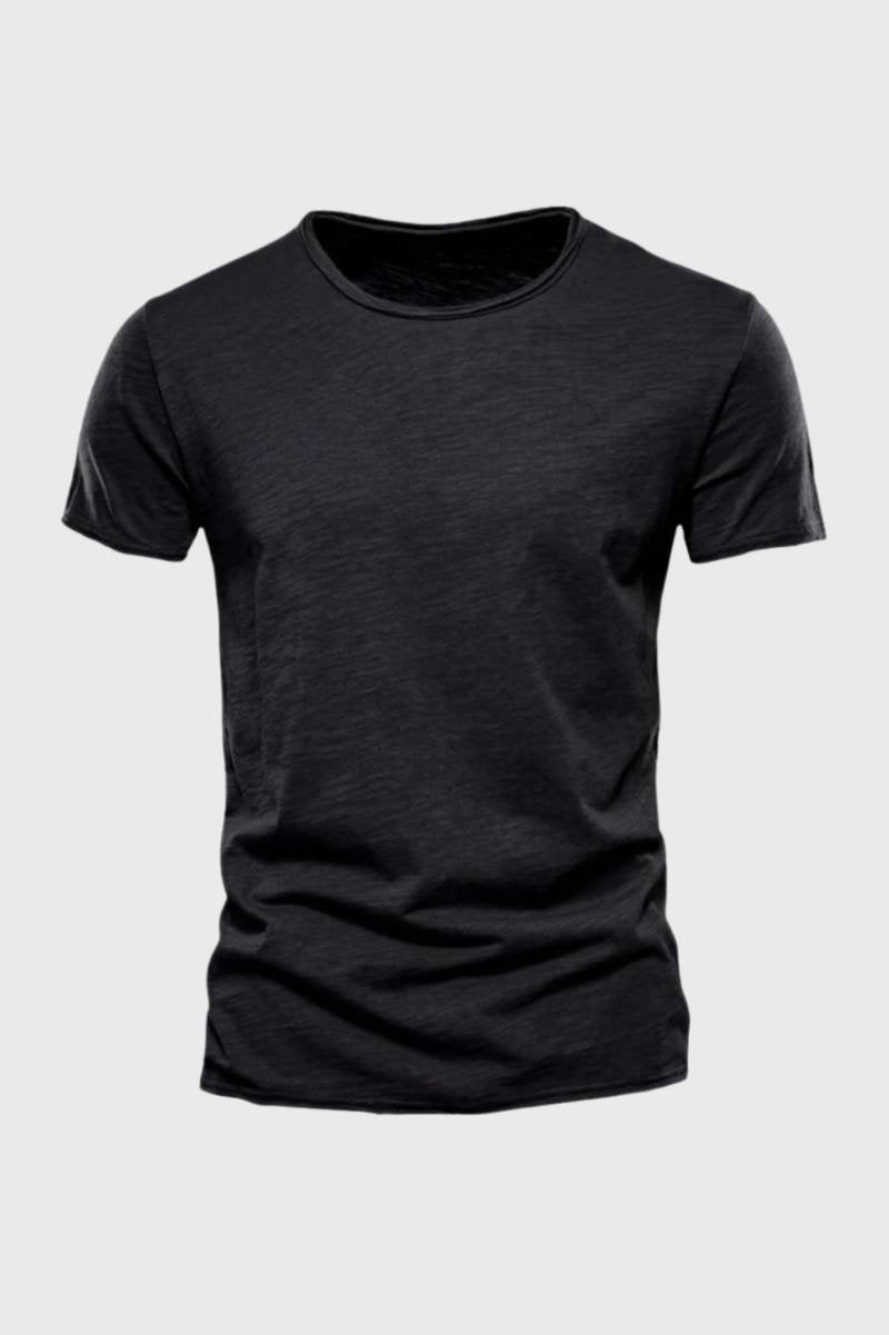 T-Shirt Heren - Zachte Katoen Casual | Comfort Fit - Antraciet