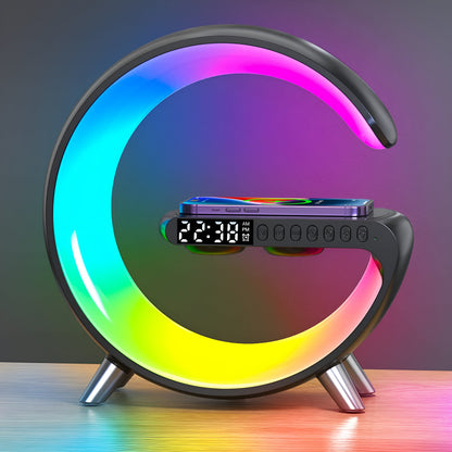 Wekker Bluetooth Speaker Draadloos Opladen 3-in-1 Nachtkastje LED Display