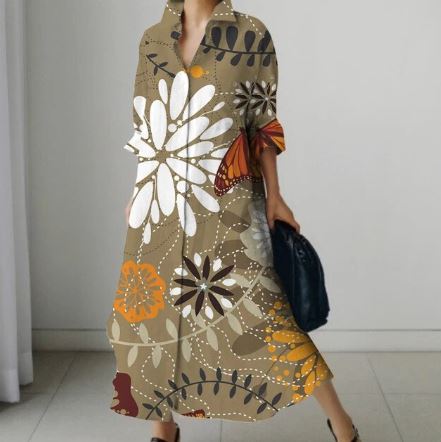 Zomerjurk Vrouwelijk Elegant Luchtige Stof