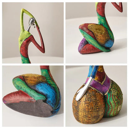 Handgemaakte Abstracte Vrouwenbeelden in Felle Kleuren – Elegante Harsen Sculpturen voor Woonkamer, Slaapkamer & Werkplek | Moderne Kunstdecoratie | Expressieve Interieurobjecten | Cadeau voor Kunstliefhebbers
