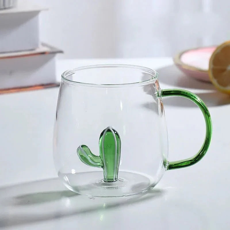 Glazen Theemok met 3D Dierenfiguur