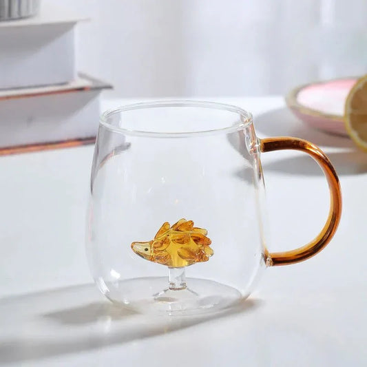 Glazen Theemok met 3D Dierenfiguur