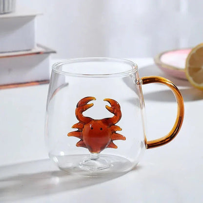 Glazen Theemok met 3D Dierenfiguur