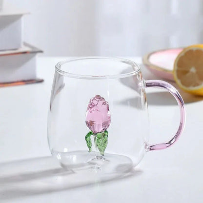 Glazen Theemok met 3D Dierenfiguur
