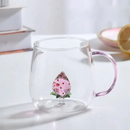 Glazen Theemok met 3D Dierenfiguur