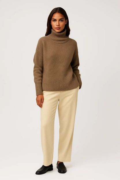 Dames Trui Oversized Warme Coltrui voor Winter
