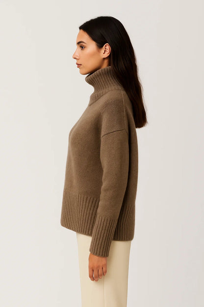 Dames Trui Oversized Warme Coltrui voor Winter